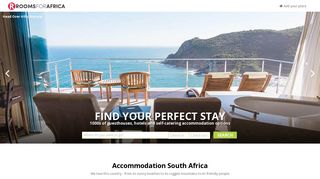 Accommodation South Africa | RoomsForAfrica