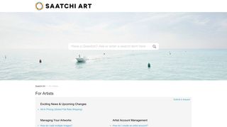 For Artists – Saatchi Art