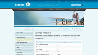 Sabadell Personal Savings Account | Online Savings Account ...