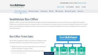 Box Office Ticketing Software - SeatAdvisor