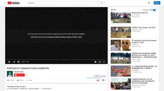 PAPAGAYO CABANATUAN CHAMPION. - YouTube