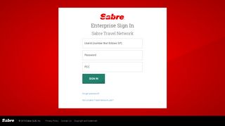 Sabre Travel Network - Sabre Login