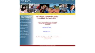 Los Rios Colleges are using both D2L & Canvas in 2017