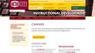 Canvas - Sacramento City College - Los Rios Community College ...
