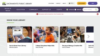 Sacramento Public Library - Access my account