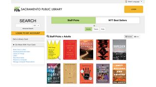 Sacramento Public Library Online Catalog