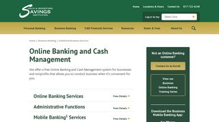Online Banking and Cash Management | Saco & Biddeford Savings ...