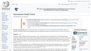 Sacramento Credit Union - Wikipedia