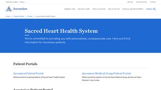 Sacred Heart Health System | Ascension