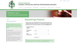 South African Council for Social Service Professions (SACSSP)