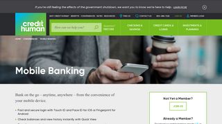 Download the Credit Human Mobile Banking App | Credit Human
