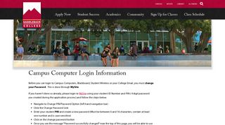 Campus Computer Login Information | Saddleback College