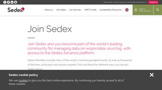 Join Sedex | Sedex