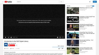 Introduction to the SAE Digital Library - YouTube