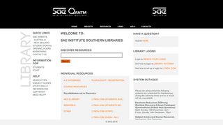 SAEQ Library Portal - SAE Institute