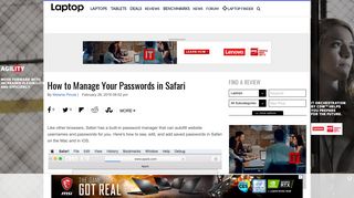 How to Manage Your Passwords in Safari - Laptop Mag