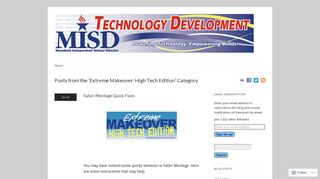Extreme Makeover: High Tech Edition | MISD TechNotes