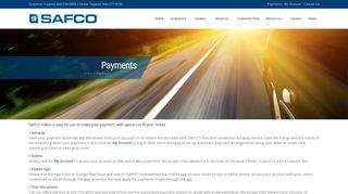 Payments – SAFCO