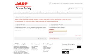 Login - AARP Driver Safety Store