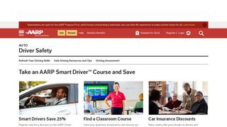 AARP Driver Safety: Online and Classroom Courses