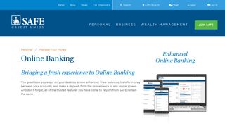 Online Banking and Mobile Banking from SAFE Credit Union