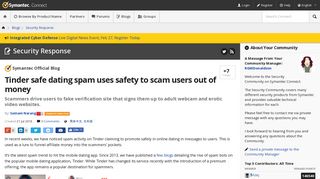 Tinder safe dating spam uses safety to scam users out of money ...