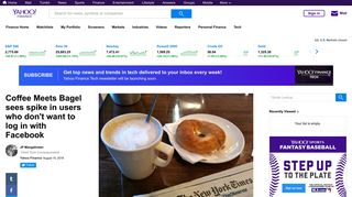 Coffee Meets Bagel offers alternative way to log in - Yahoo Finance