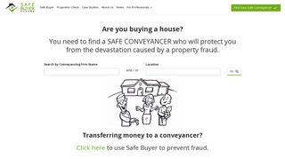 Home - Safe Buyer Scheme - Protecting you from Property Fraud