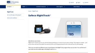 RightTrack® - Safe Driver Rewards | Safeco Insurance