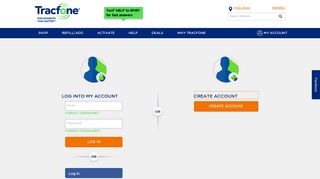 Login or Create an Account | TracFone Wireless