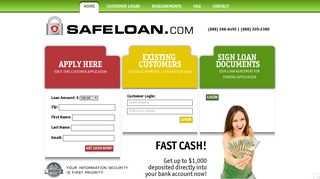 SAFELOAN: Payday Loan Online Application – Get Cash Today
