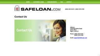 Contact Us to Apply for a Payday Loan–Instant Approval|SAFELOAN