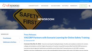 VACORP Partners with Scenario Learning for Online Safety Training ...