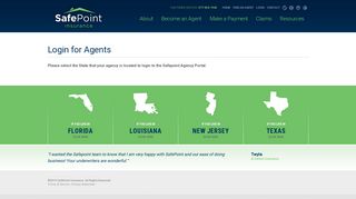 Login for Agents – SafePoint Insurance