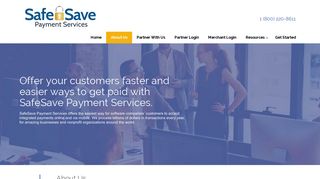 About Us - SafeSave Payment Services
