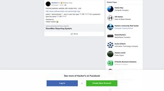 Hacker's - Hacked pakistan website with simple trick..... | Facebook