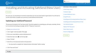 Installing and Activating SafeSend (New User) – cPaperless Help Center