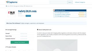 Safety.BLR.com Reviews and Pricing - 2019 - Capterra