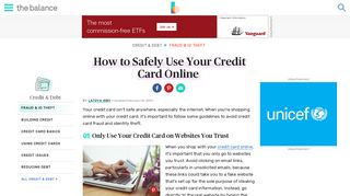 How to Safely Use Your Credit Card Online - The Balance