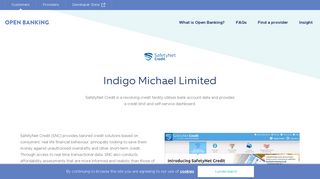 Indigo Michael Limited – Open Banking