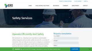 Safety Services | ERI Solutions Inc.