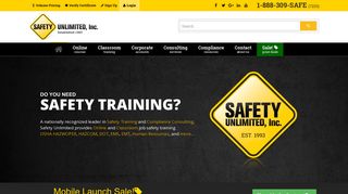 OSHA Compliant Safety Training & Consulting | Safety Unlimited