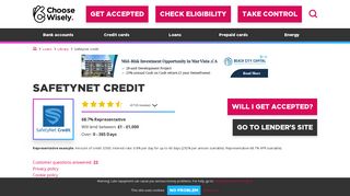 SafetyNet Credit - In depth info & reviews | Choose Wisely