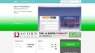 portal.safetysync.com - Sign in to SafetySync - Portal Safety Sync - Sur.ly