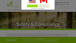 Safety & Compliance | GFL Environmental Inc.