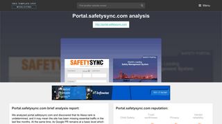 Portal Safety Sync. Sign in to SafetySync