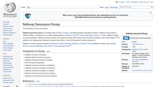 Safeway Insurance Group - Wikipedia