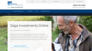 Saga Investments Online - Saga Investment Services