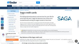 Compare Saga credit cards for 2019 | finder UK - Finder.com