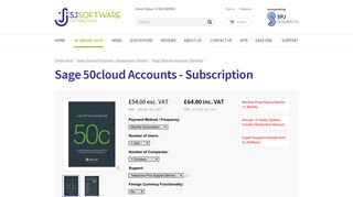 Sage 50cloud Accounts Subscription - SJ Software